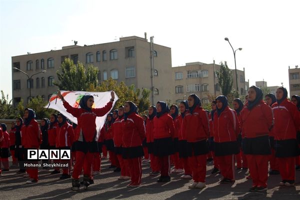 مراسم هفته بیمه سلامت و تربیت بدنی در مدارس آذربایجان شرقی