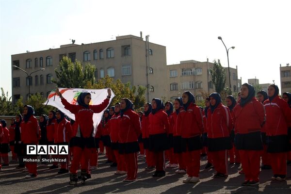 مراسم هفته بیمه سلامت و تربیت بدنی در مدارس آذربایجان شرقی