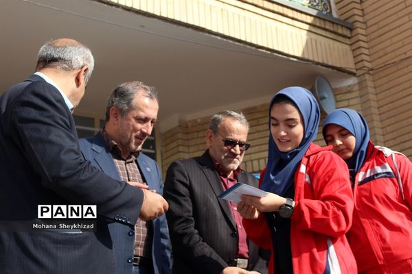 مراسم هفته بیمه سلامت و تربیت بدنی در مدارس آذربایجان شرقی