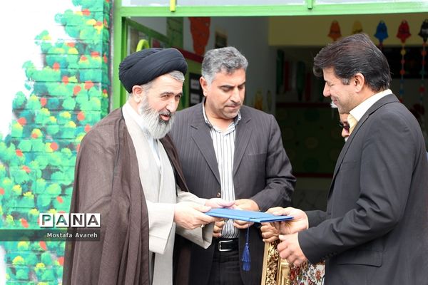 مراسم افتتاح نمازخانه در دبستان علامه حلی بیرجند