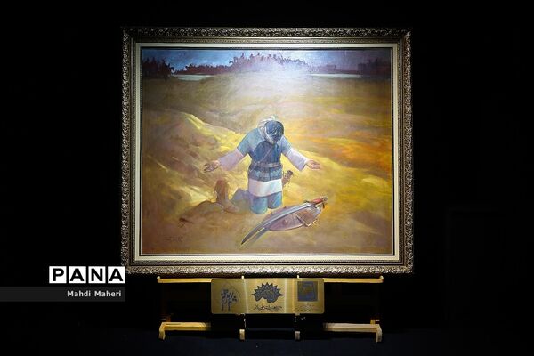 افتتاحیه نگاه خانه بازنمایی اثر نقاشی  عنوان «توبه حر»