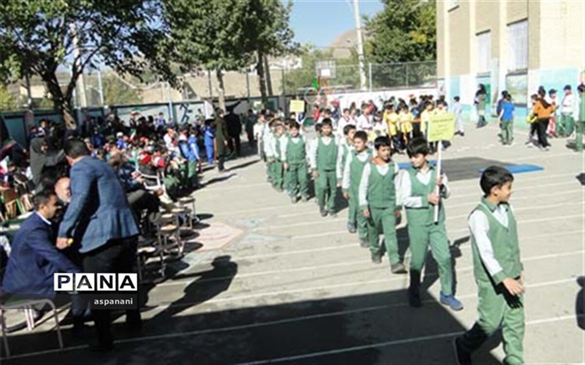 افتتاحیه المپیاد ورزشی درون مدرسه ای در بام ایران