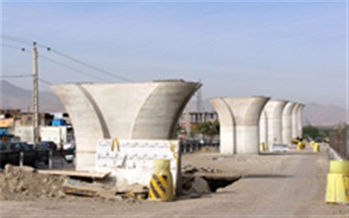 پیشرفت 56 درصدی تقاطع غیر همسطح شهید همدانی