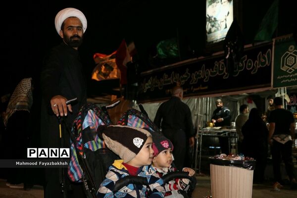 خدمت‌رسانی موکب حضرت علی اصغر (ع) مازندران به زائران اربعین