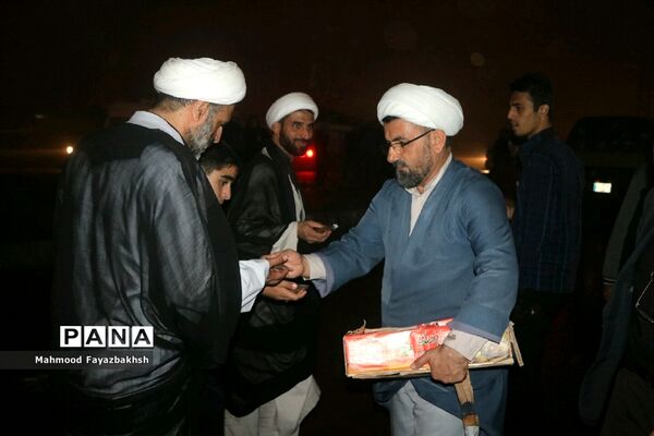 خدمت‌رسانی موکب حضرت علی اصغر (ع) مازندران به زائران اربعین