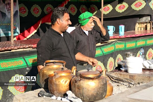 خدمات رسانی به زائرین اربعین در مرز شلمچه