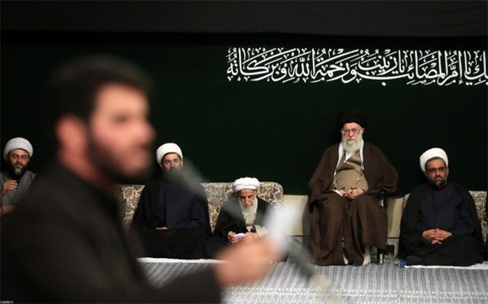 مراسم عزاداری اربعین حسینی (ع) با حضور رهبر انقلاب برگزار شد
