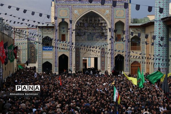 برگزاری مراسم عزاداری اربعین حسینی در شاهچراغ