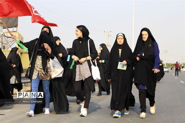 پیاده‌روی جاماندگان اربعین حسینی در تهران - ۲