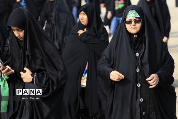 پیاده‌روی جاماندگان اربعین حسینی در تهران - ۲