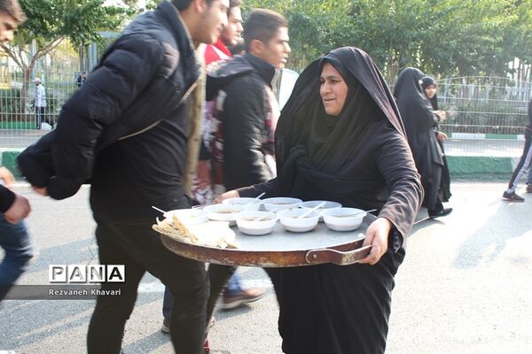 شورحسینی در راهپیمایی  جاماندگان اربعین حسینی