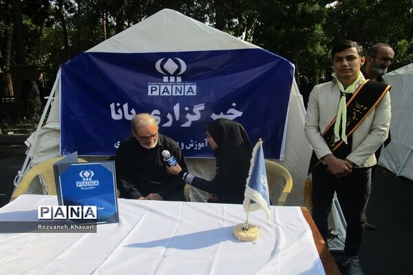 شورحسینی در راهپیمایی  جاماندگان اربعین حسینی