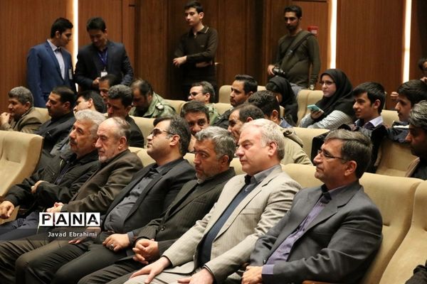 آیین نواختن زنگ پدافند غیر عامل در مشهد