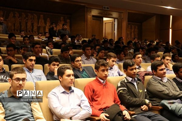 آیین نواختن زنگ پدافند غیر عامل در مشهد