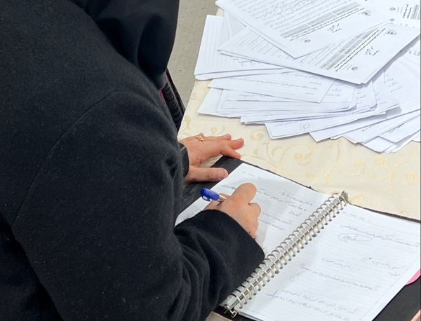 نمایشگاه پرسش مهر مدرسه قدسیه تبریز 