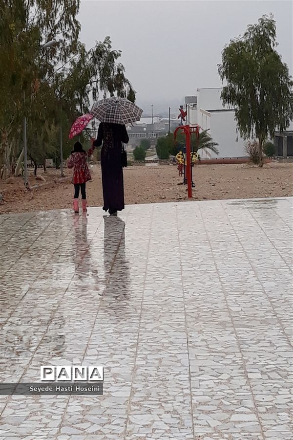 طراوت باران پاییزی در گله دار