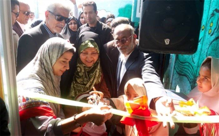 بهره برداری از یک باب مدرسه خیریه ویژه 155 دختر بازمانده از تحصیل