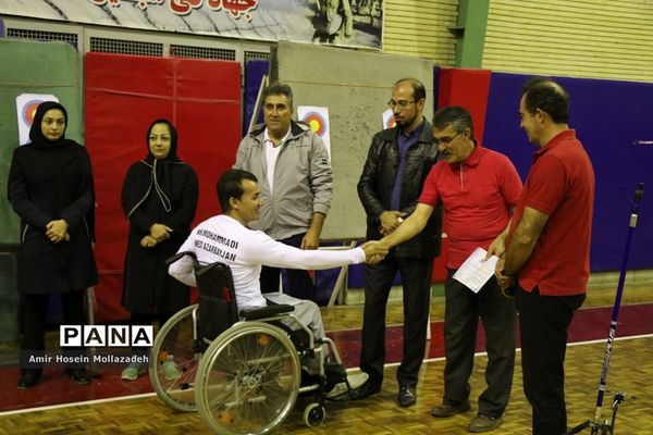 مسابقات استعدادیابی نخبگان تیراندازی با کمان در ارومیه