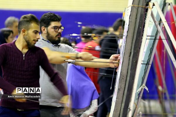 مسابقات استعدادیابی نخبگان تیراندازی با کمان در ارومیه