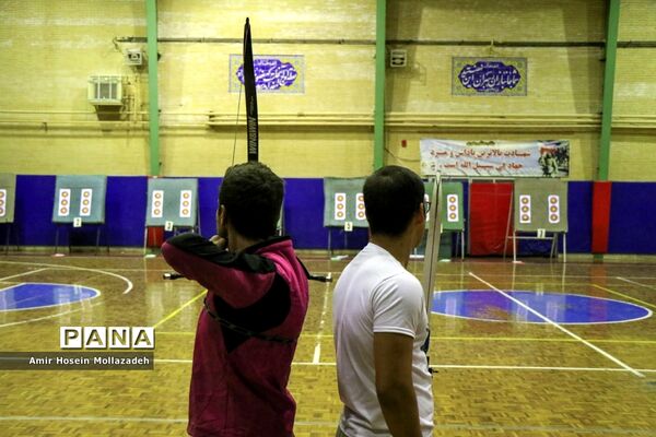 مسابقات استعدادیابی نخبگان تیراندازی با کمان در ارومیه