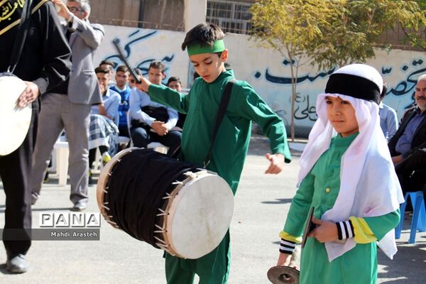 مراسم عزاداری و تعزیه خوانی در هنرستان البرز خراسان جنوبی