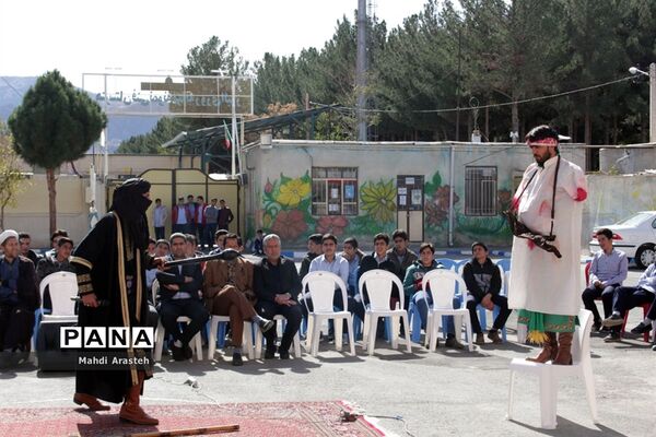 مراسم عزاداری و تعزیه خوانی در هنرستان البرز خراسان جنوبی
