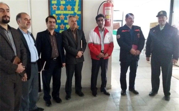 انتخاب مدرسه دخترانه شهید مفتح جهت برگزاری مانور سراسری زلزله در همدان