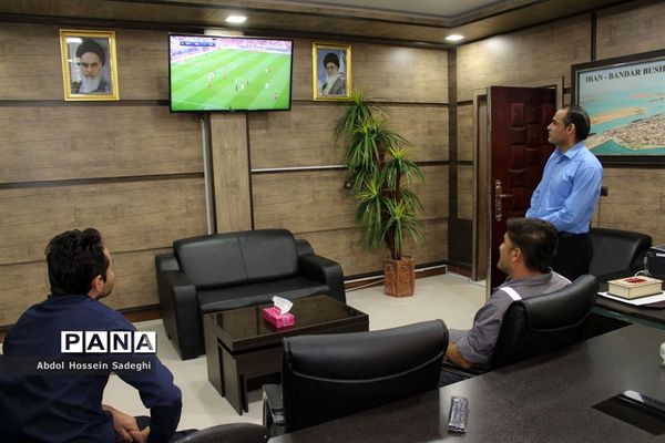 پخش بازی فوتبال در مدارس و ادارات آموزش و پرورش استان بوشهر