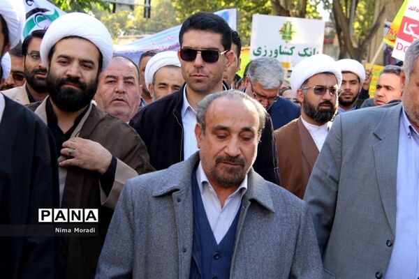 راهپیمایی 13 آبان در خراسان شمالی