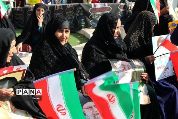 مراسم راهپیمایی روز 13 آبان در یاسوج