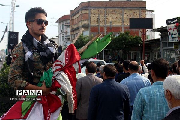 راهپیمایی 13 آبان در فریدونکنار
