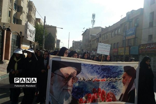 تظاهرات پرشور استکبار ستیزی مردم در شهرستان ملارد