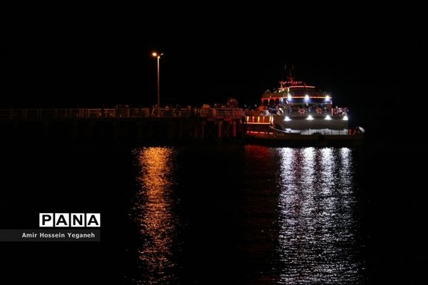 افتتاح کشتی امپراطور در جزیره کیش