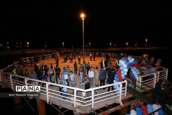 افتتاح کشتی امپراطور در جزیره کیش