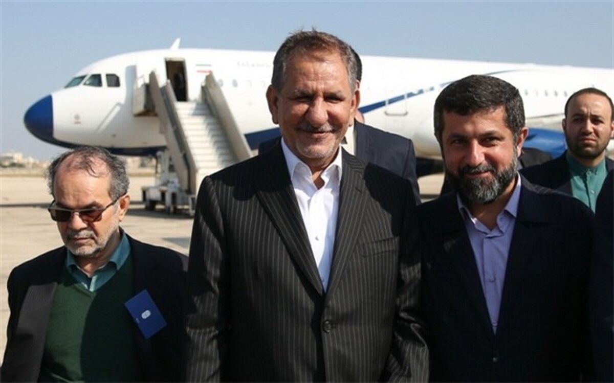 معاون اول رئیس‌جمهوری وارد استان خوزستان شد