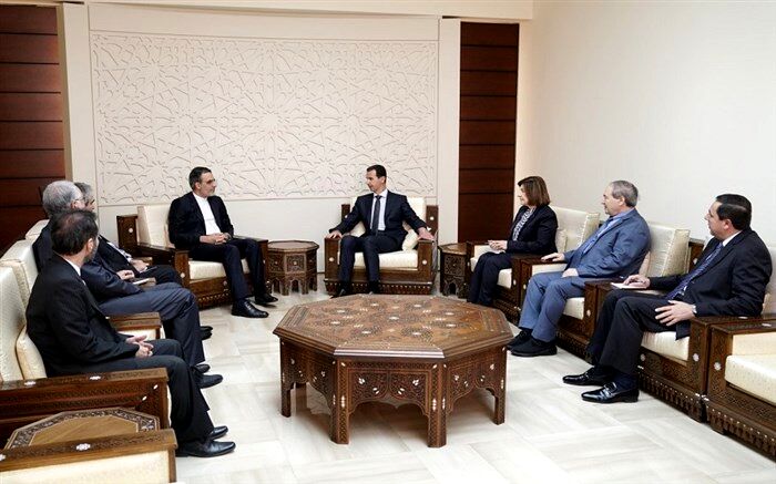 دیدار جابری انصاری با اسد؛ تهران و دمشق آخرین تحولات سوریه را بررسی کردند