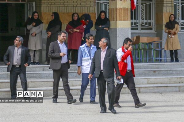 مانور پدافند غیرعامل در لامرد