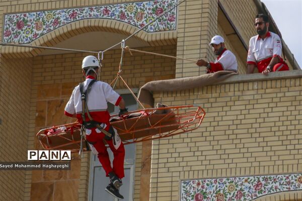 مانور پدافند غیرعامل در لامرد