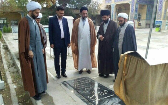 ادای احترام  مسئولین شهرستان ملاردبه کوچکترین شهید دفاع مقدس
