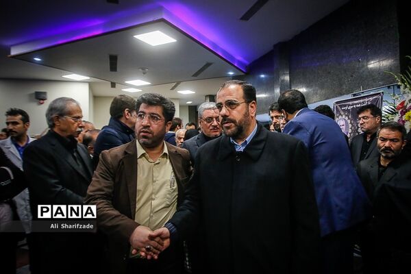 مراسم تشییع پیکر مدیرعامل و معاون حقوقی پارلمانی سازمان تامین اجتماعی