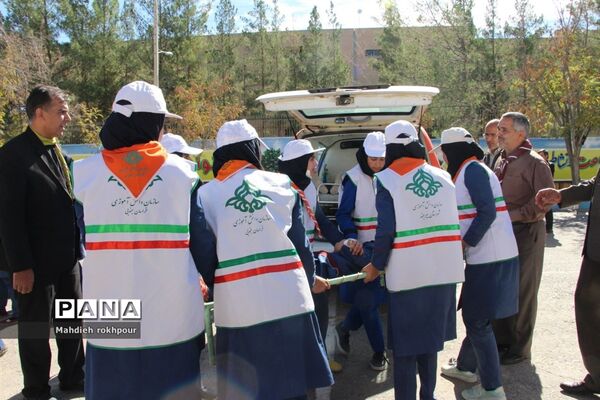 مانور پدافند غیر عامل در شهرستان بیرجند