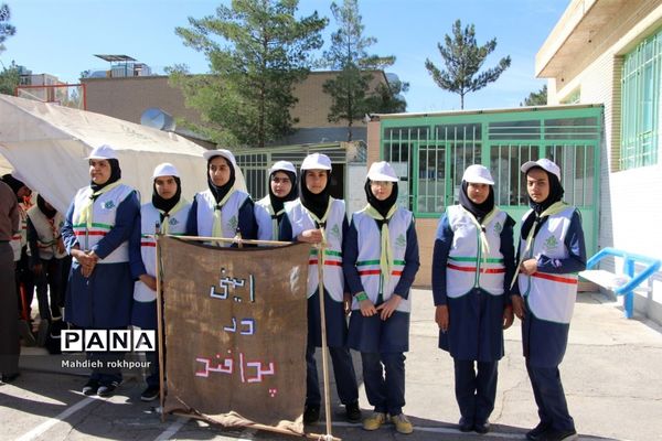 مانور پدافند غیر عامل در شهرستان بیرجند