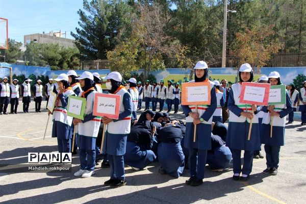 مانور پدافند غیر عامل در شهرستان بیرجند