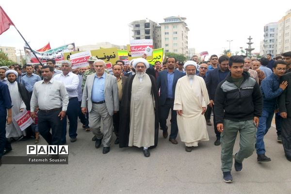 راهپیمایی روز 13 آبان در بوشهر-2