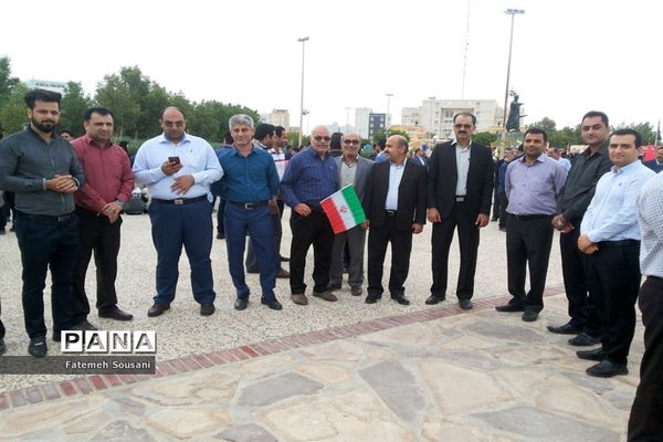 راهپیمایی روز 13 آبان در بوشهر-2