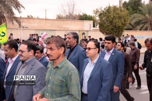 راهپیمایی روز 13 آبان در بوشهر-2