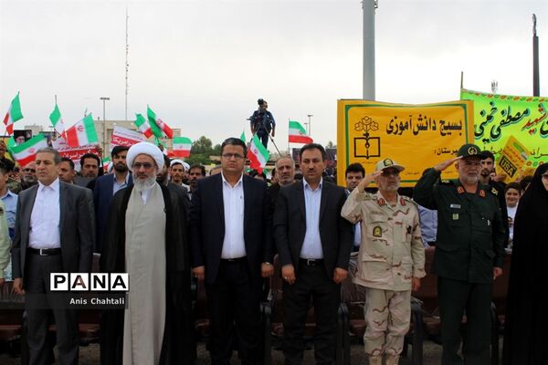 راهپیمایی روز 13 آبان در بوشهر-2