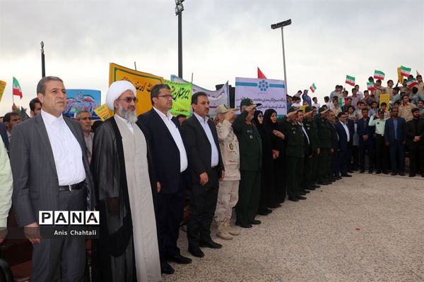 راهپیمایی روز 13 آبان در بوشهر-2