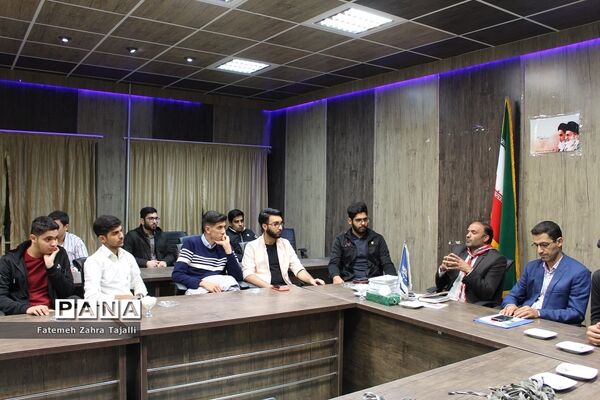 بازدید دانشجویان دانشگاه فرهنگیان از سازمان دانش‌آموزی استان سمنان