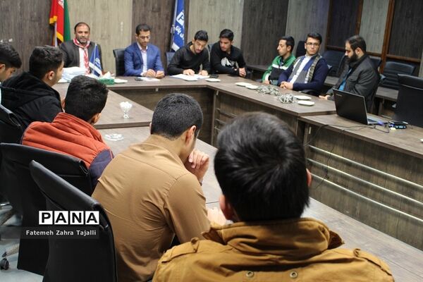 بازدید دانشجویان دانشگاه فرهنگیان از سازمان دانش‌آموزی استان سمنان